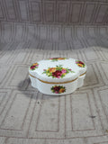 (J) Royal Albert Old Country Roses Trinket Box
