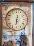 Great Gifts 3D Native American Motif Wall Clock WORKS