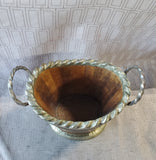 Metal and Wood Planter