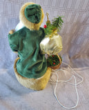 Lighted Santa Tree Topper WORKS
