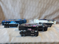Lot of 3 Toy Racing Team Transport Trailers