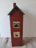 Wooden Spaghetti Pasta House Storage Container