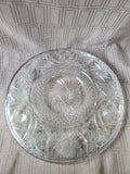 Footed Clear Glass Cake Stand