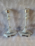 Pair of Silverplate Candlesticks