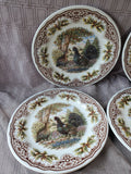 Set of 4 Royal Stafford Turkey Dinner Plates