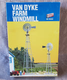 Walthers Cornerstone Series HO Scale Van Dyke Farm Windmill Construction Kit UNUSED