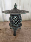 Cast Metal Pagoda Garden Lantern, Heavyweight