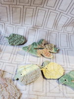Ceramic Leaf, Acorn, and Squirrel Wind Chime