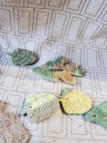 Ceramic Leaf, Acorn, and Squirrel Wind Chime