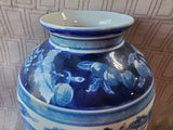 Blue and White Ceramic Vase (A)