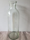 Recycled Clear Glass Bottle Vase