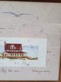 Signed "By the Sea" Print by D. Morgan