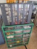 Two Garage Storage Boxes w/Small Plastic Drawers - Filled w/Random Hardware