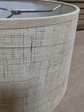 Textured Fabric Lamp Shade, Cream Tone