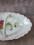 Floral Ceramic Candy Basket