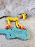 Vintage Fisher Price Toys Wooden "Pluto" Pop-Up Kritter