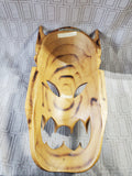 Vintage Filipino Carved Wooden Folk Art Mask