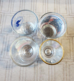 (B) 4 Piece Lot of Shot Glasses