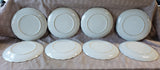 Set of 8 Scalloped Edge Snack Plates