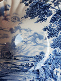 Set of 5 Bluebrook Blue White Soup Bowls
