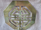 Brass Asian Inspired Wall Sconce