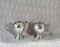Gotham Silverplate Creamer and Sugar Set