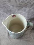 Heron Cross Pottery Floral Pitcher