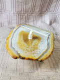 Agate Slice Oil Lamp