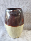2 Toned Glazed Pottery Pitcher