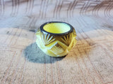 Molded Glass Salt Cellar