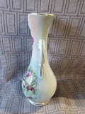 Double Handled Floral Bud Vase