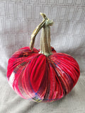 Plaid Fabric Pumpkin
