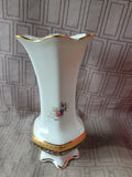 Imperial Limoges White & Gold Vase