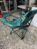 Folding Lounge Chair w/Pop-Up Foot Rest