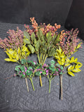 Faux Floral Stem Lot(5)