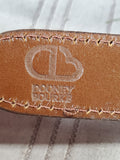 Pair of Woven Leather Belts—Women's Size Large/Size 38
