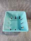 Ceramic Light Blue Berry Basket