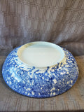Stovit Blue Spongeware Pasta Bowl
