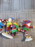 Department 56 North Pole Series "Elves on Ice" Set of 4 Figurine Set (2 SETS AVAILABLE PRICED INDIVIDUALLY AT $10 EACH)