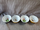 Set of 4 Threshold Plastic Christmas Dip Bowls
