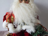Old World Santa Collection Limited Edition Santa Sitting in Rocking Chair Figurine