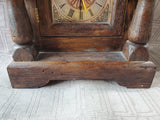 Vintage Wooden Mantle Clock DOES NOT APPEAR TO BE WORKING