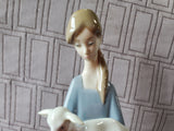 Lladro "Girl with Lamb" No. 4.505 Figurine
