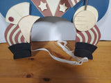 Wooden Americana Uncle Sam Plaque