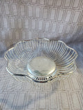 Silverplated Wire Basket-Wave Bread Basket