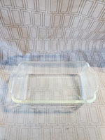 Fire-King Clear Glass Loaf Pan
