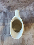 Small White Ceramic Cream Pitcher