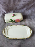 Franciscan "Desert Rose" Covered Butter Dish