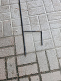 7' black Iron Shepherds Hook Plant Hanger