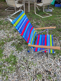 Low Reclining Beach Chair (two available, priced separately)